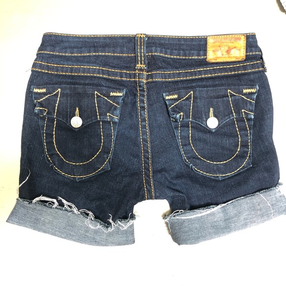 True Religion Jean Shorts Size 29 Becky Big T - Picture 5 of 10